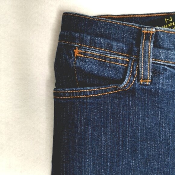 NYDJ Women's 6 Boot Cut USA Luxury Tummy Tuck Style# 700 Blue Cotton Blens Jeans - Picture 3 of 13